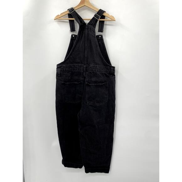 Madewell Straight-Leg Overalls in Lunar Wash - Picture 4 of 7